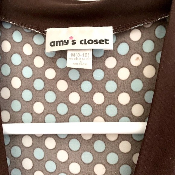 Amy’s Closet Girls Polka Dot Blouse - Picture 3 of 3